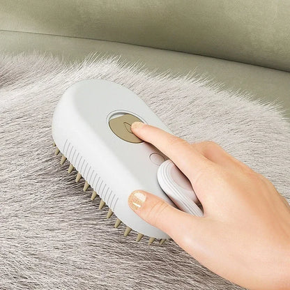3-in-1 Pet Spray Grooming Brush for Dogs and Cats by PetZync