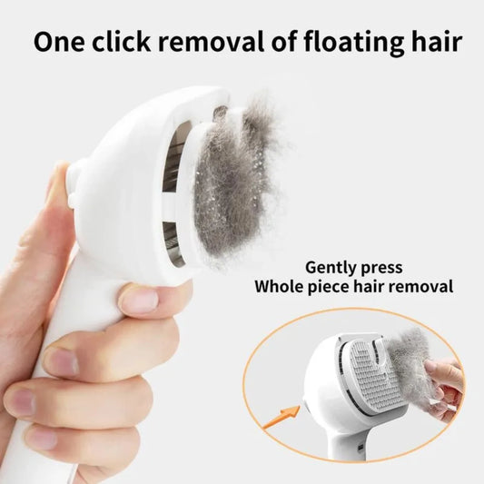 Pet Spray Massage Grooming Comb for Dogs and Cats by PetZync